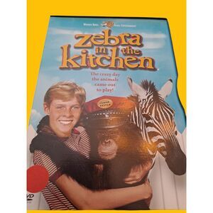 Warner Bros Zebra in the Kitchen DVD Family Movie Comedy Animals‎ Zoo Adventure